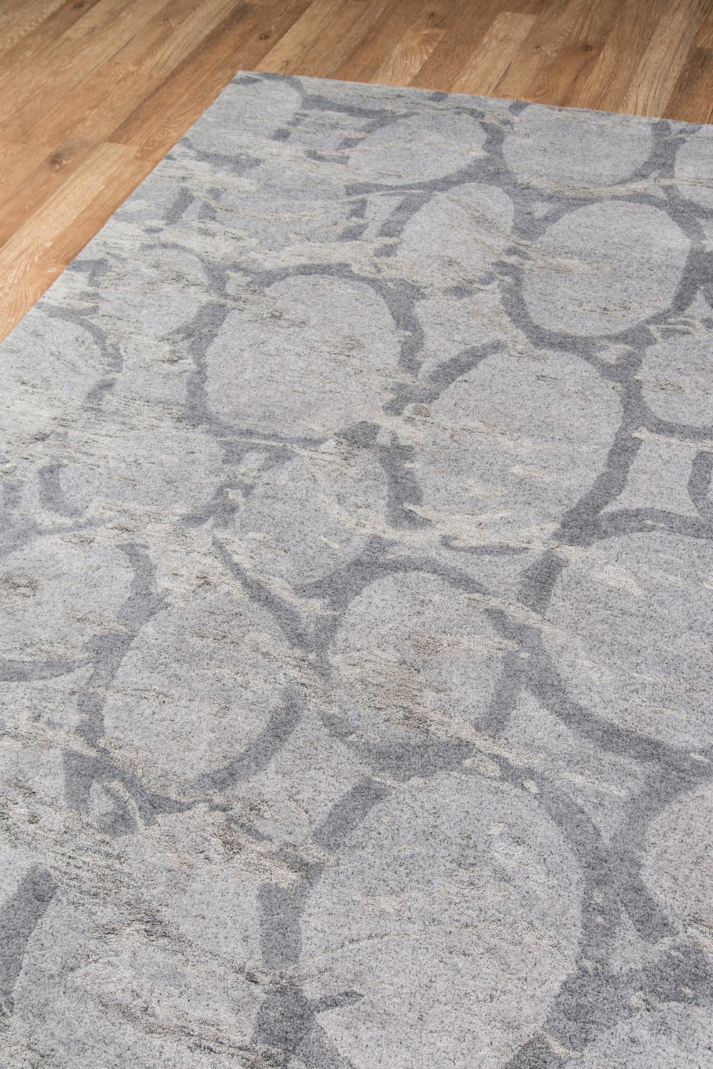 Momeni Millennia MI-04 Hand Tufted Contemporary Abstract Indoor Area Rug Silver 8'6" x 11'6" MILLNMI-04SVL86B6