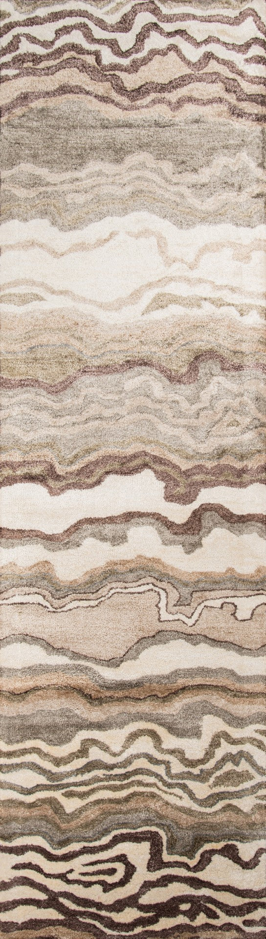 Momeni Millennia MI-12 Hand Tufted Contemporary Abstract Indoor Area Rug Sand 8'6" x 11'6" MILLNMI-12SND86B6