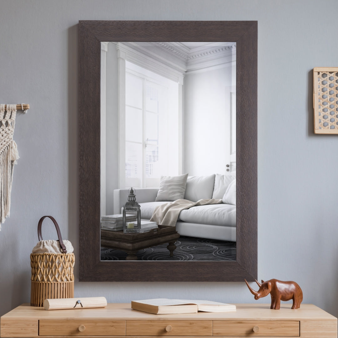 YHD Espresso Framed Mirror - Thumbnail 4