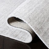 Mirage 176 Contemporary Hand Loom 75% Viscose, 5% Wool, 20% Cotton Rug Light Grey