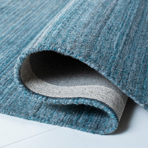 Mirage 176 Contemporary Hand Loom 75% Viscose, 5% Wool, 20% Cotton Rug Teal / Blue