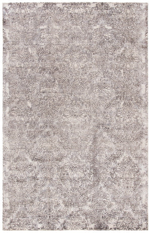 Mirage 735 Contemporary Hand Woven 45% Wool, 55% Viscose Rug Silver / Ivory