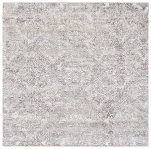 Mirage 735 Contemporary Hand Woven 45% Wool, 55% Viscose Rug Silver / Ivory