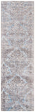 Mirage 735 Contemporary Hand Woven 45% Wool, 55% Viscose Rug Light Blue / Grey