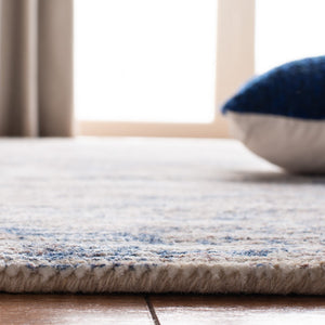 Mirage 735 Contemporary Hand Woven 45% Wool, 55% Viscose Rug Navy / Ivory