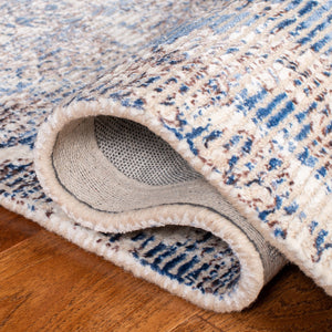 Mirage 735 Contemporary Hand Woven 45% Wool, 55% Viscose Rug Navy / Ivory