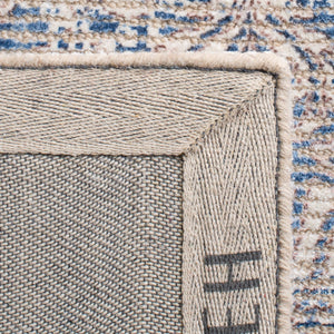 Mirage 735 Contemporary Hand Woven 45% Wool, 55% Viscose Rug Navy / Ivory