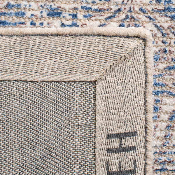 Mirage 735 Contemporary Hand Woven 45% Wool, 55% Viscose Rug Navy / Ivory