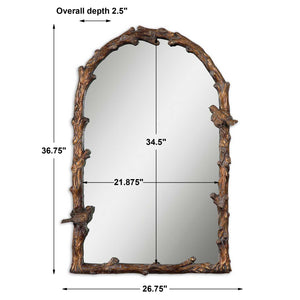 Uttermost Paza Antique Gold Arch Mirror