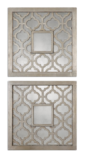 Uttermost Sorbolo Squares Decorative Mirror Set of 2