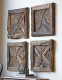 Uttermost Rennick Reclaimed Wood Wall Art