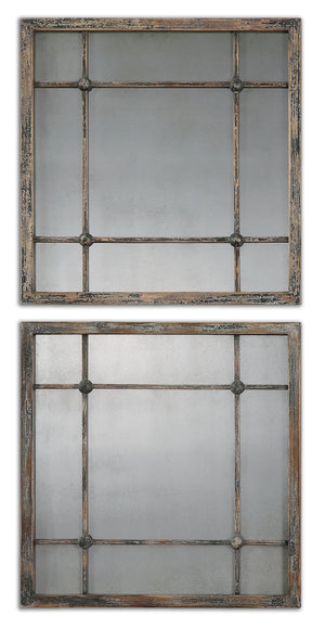 Uttermost Saragano Square Mirrors Set of 2