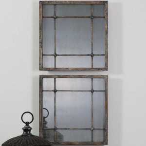 Uttermost Saragano Square Mirrors Set of 2