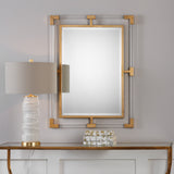 Uttermost Balkan Modern Gold Wall Mirror