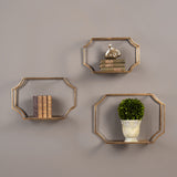 Uttermost Lindee Gold Wall Shelves Set of 3