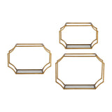 Uttermost Lindee Gold Wall Shelves Set of 3