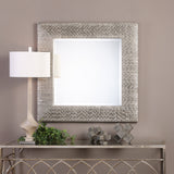 Uttermost Cressida Distressed Silver Square Mirror