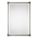 Mackai Metallic Silver Mirror