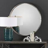 Uttermost Ohmer Round Metal Coils Mirror