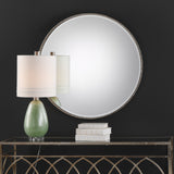 Uttermost Stefania Beaded Round Mirror