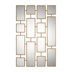 Uttermost Kennon Forged Gold Rectangles Mirror