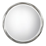 Orion Silver Round Mirror