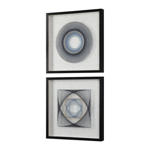 Uttermost String Duet Geometric Art Set of 2