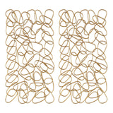 In The Loop Gold Wall Art Set of 2