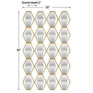 Uttermost Jillian Mirrored Wall Art