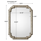 Uttermost Calanna Antique Silver Mirror