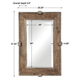 Uttermost Siringo Weathered Wood Mirror