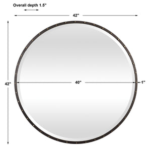 Uttermost Benedo Round Mirror