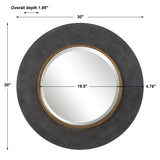 Uttermost Saul Round Mirror