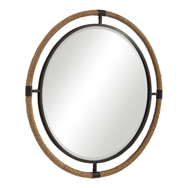Uttermost Melville Coastal Round Mirror