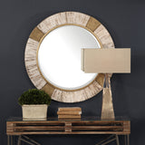 Uttermost Reuben Gold Round Mirror