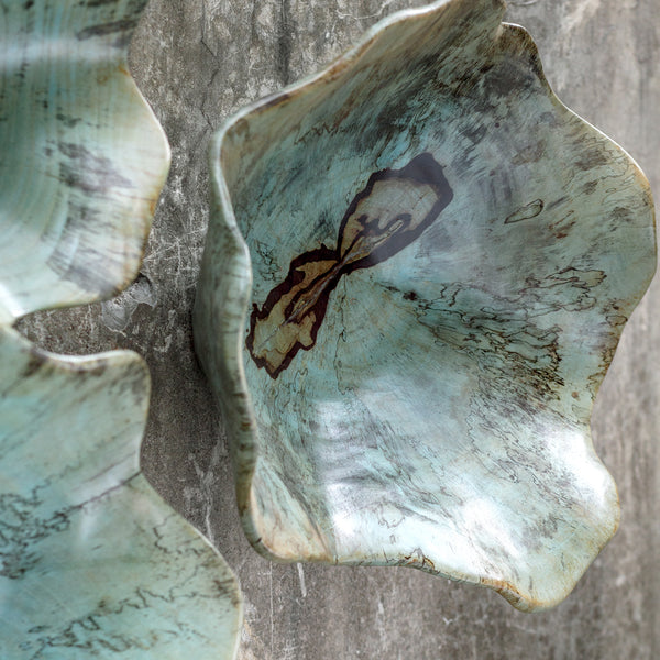 Uttermost Teo Wood Wall Art - Set of 3