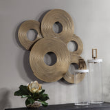 Uttermost Ahmet Gold Rings Wall Decor