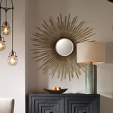 Uttermost Golden Rays Starburst Mirror