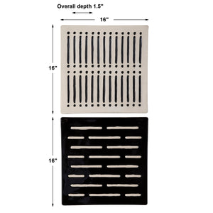 Uttermost Domino Effect Modern Wall Decor - Set of 2