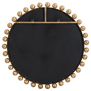 Uttermost Cyra Gold Round Mirror