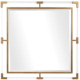 Balkan Golden Square Mirror