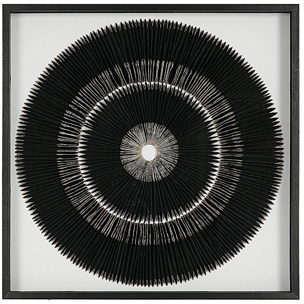 Uttermost Sandara Black And Gold Shadow Box