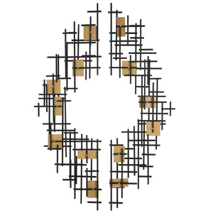 Uttermost Reflection Metal Grid Wall Decor - Set of 2