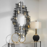 Uttermost Reflection Metal Grid Wall Decor - Set of 2