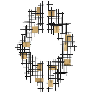 Uttermost Reflection Metal Grid Wall Decor - Set of 2