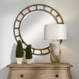 Uttermost Darby Distressed Round Mirror