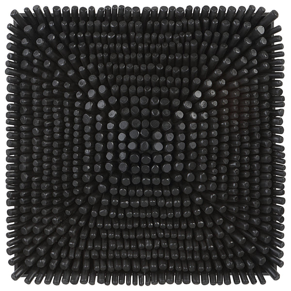 Uttermost Portside Black Wood Wall Panel