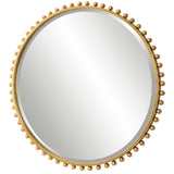 Uttermost Taza Gold Round Mirror