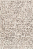 Chandra Rugs Misty 100% Wool Hand-Tufted Contemporay Rug Beige/Charcoal 7'9 x 10'6