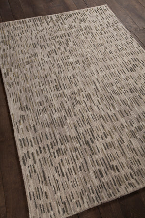 Chandra Rugs Misty 100% Wool Hand-Tufted Contemporay Rug Beige/Charcoal 7'9 x 10'6